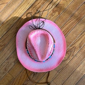 Pink cowgirl hat